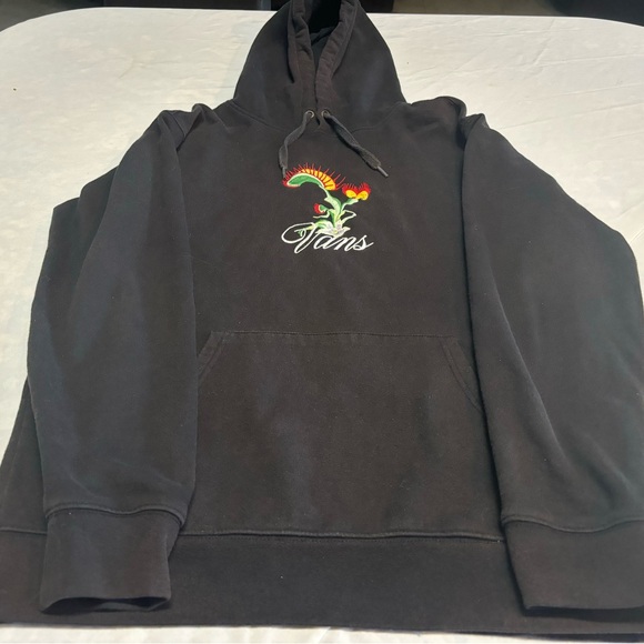 Vans Other - Vans Off The Wall Hoodie Sweatshirt Men Sz‎ M Venus Fly Trap Skater Embroidered